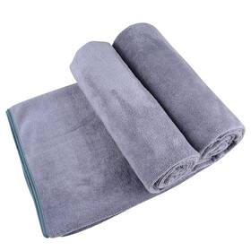 Mdyj-grey-002 Mars Wings Microfiber Bath Towels 2 Pack 30 X 60 Inch Large Super Absorbent Quick F