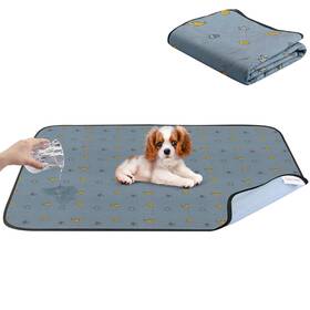 Mxe015 Maxetodo 49x66 Inches Reusable Washable Dog Pee Pads 1 Pack Super Absorbent Waterp
