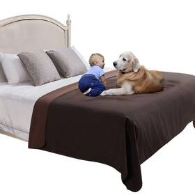 Mbjerry 781076063082 Waterproof Dog Cat Blanket Cover - Reversible Pet Blankets Washable Puppy Pee