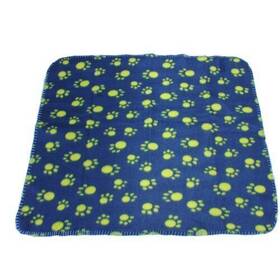Meco 508966811512 Tm Pet Dog Cat Blanket Mat Bed With Paw Prints