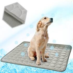 250226 Meilimiyu Washable Dog Cooling Mat Ice Silk Pet Self Pad Blanket For Indoor And O