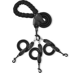 B095p39129 Mengbei Tribe Heavy Duty 3 Dog Leash No Tangle 360 Swivel Detachable Multiple Pull Double
