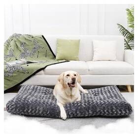 Mgr001 Meowmua Washable Dog Bed Deluxe Plush Crate Beds Fulffy Comfy Kennel Pad Anti-slip