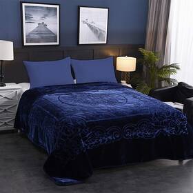 Merry Home 745128709977 Jml Fleece Blanket King Size Heavy Korean Mink 85 X 95 Inches 9 Lbs Soft