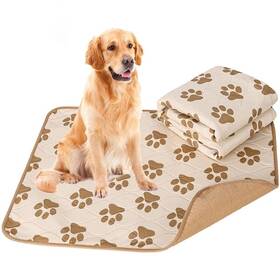 Mikoomikoo 703543020510 Washable Pee Pads For Dogs 14 Inch X18 Reusable Puppy Absorbent Pet Trav