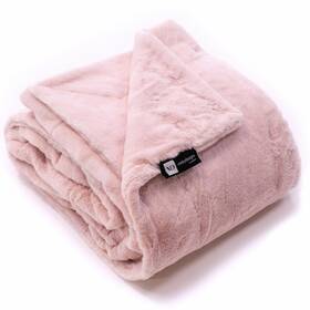 Md-1122 Minky Designs By Manatee Blossom Pink Blanket Ultra Soft Faux Fur Throw Blank