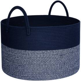Md-p-121 Mintwood Design Extra Large 22 X 14in Decorative Woven Cotton Rope Blanket St
