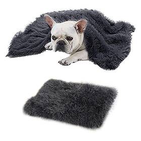 Mioky 787365074326 Small Puppy Blanket Dog Cat Washable Pet Mat 22x14 Inches Plush Fuzzy