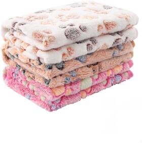 Miwopet 445013177180 3 Pack Cat And Dog Blanket Soft Warm Fleece Flannel Sleep Mat Great P