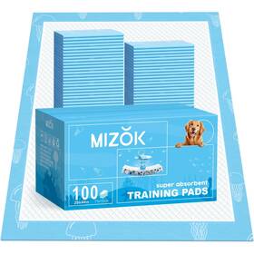Mn71112100 Mizok Dog Pee Pads 28x44in Xxl Super Absorbent Up To 12 Cups Marine