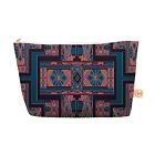 Mm1015bep04 Kess Inhouse Golden Art Deco Blue Coral Everything Bag Tapered