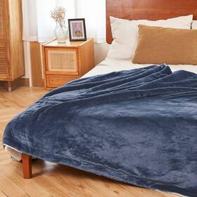 Mf-sftb-nb200150 Moofun Sherpa Fleece Throw Blanket- 60 X 80 Inches Soft Fluffy Cozy Warm Fuzzy Mach