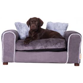 Fur019m2 Moots Furry Pet Sofa Lounge Charcoal Small Medium/small