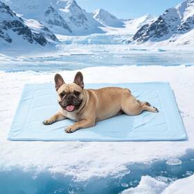 Mora Pets 445014455478 Premium Cooling Blanket For Dogs Q-max 0.5 Washable Breathable Coolin
