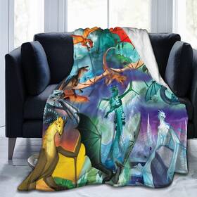 Mruznsu 766042179264 Wingfire Ultra-soft Micro Fleece Blanket - Luxury All Seasons Warm Fo