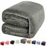 Mtq23045gy-2 Luxury Fleece Blanket Super Soft And Warm Fuzzy Plush Lightweight