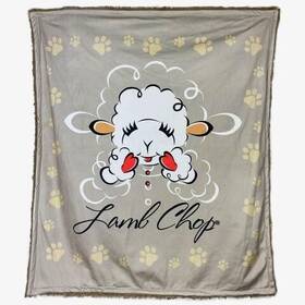 Multipet 784369536874 Lamb Chop Blanket Dog Fluffy Fleece Premium Soft Pet Th