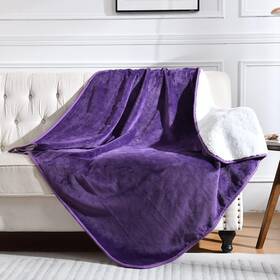 Wpb-d01 Muyuhome Waterproof Pet Blanket 60x80 Reversible Sherpa Fleece Pee Proof Sofa Cover