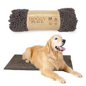 My Doggy Place 840042301020 Dog Mud Mat 36 Inch X 26 Ash Thick Microfiber Entry Rug For