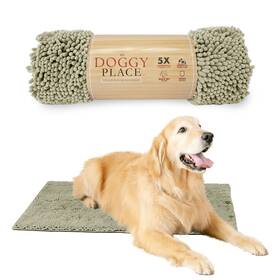 My Doggy Place 840042319773 Dog Mud Mat 36 Inch X 26 Oatmeal Thick Microfiber Entry Rug