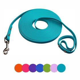 B0ffj216nh Myyaa Waterproof Long Dog Leash For Training - Easy Clean Various Lengths