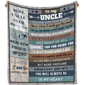 50ftftx Nahjiiem 766646482203 Niece Nephews Cool Birthday Gift For Uncle Soft Flannel Throw Blanket