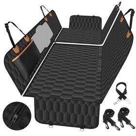 01-047 Neckory Dog Back Seat Cover Waterproof Scratch Proof Nonslip Hammock For Car Ca