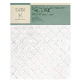 Newbridge 194590015824 Quilted Waterproof Cut To Fit Table Pad Protector With Flannel Back