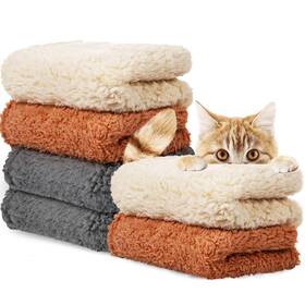 Newwiee-blankets-th42 Newwiee 6 Pcs Blankets For Dogs Cats Soft Warm Fluffy Fleece Pet Calming Blanket Wa
