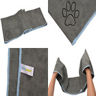 Nhjbpet40100grey Microfiber Pets Bath Towels Fast Drying Absorbent Towelettes 707948567403