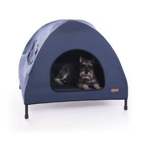 100213618 No Original Pet Cot House Navy Blue Medium 32 X 25 28 Inches