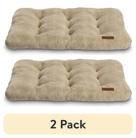No 460645793642 Large Dog Bed Tufted Plush Tan 42 Inch X 32