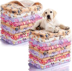 No 485306903246 40 Pcs Blankets Soft Fluffy Fleece Washable Pet Dog Sleep Mat Paw