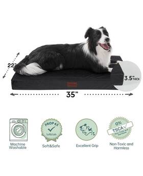 No 996966215742 Orthopedic Waterproof Machine Washable Dog Bed For Medium And Large Pets