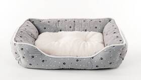 E2218pdc-gry No Microsuede Cuddler With Plush Center