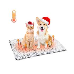 Usfba77 Nobleza Bid 209608 Self Heating Pet Pad Super Soft Thermal Dog Crate Bed Mat ... Fast Ship