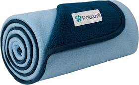 Pet-b9009wp Nobrand Waterproof Dog Blanket Reversible Fleece 29x40 Navy/blue