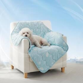 Nwk 313108837899 Dog Cooling Blanket Q-max 0.345 Ice Silk Cool To Touch Material Reversibl
