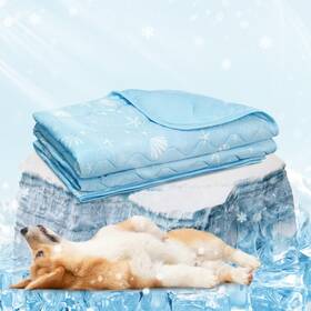 Nwk 974387581473 Dog Cooling Blanket Ice Silk Cool To Touch Material Bed Cover Furniture Pr