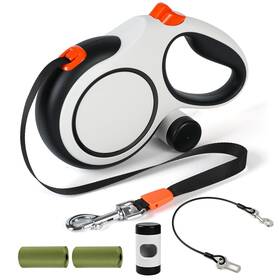 B0fj8998jn Odriew Heavy Duty Retractable Dog Leash For Large Dogs 26ft With Poop Bag Holder