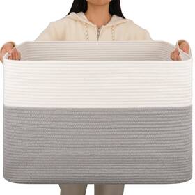 Msbh07p Oiahomy 108l Extra Large Blanket Basket 25 Inch X16 Laundry B