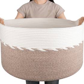 Mscl37p123 Oiahomy 87l Extra Large Blanket Basket 23 Inch X 13 Jumbo Laundry Hamper Cott