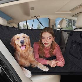 Dsc17 Olaphum Dog Seat Cover For Back Backseat Pet Dogs In Car Hard Bottom