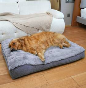 Omivier Oml05x6 Large Dog Bed With Low-angle Soft Pillow.deluxe Fabric Comfortable An