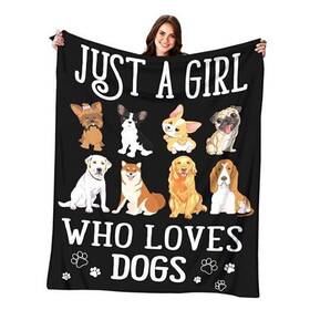 Dog-s-kjdjk908080jlk Opyinmi Dog Blanket Gifts For Women Lovers Soft Flannel 50 Inch X40