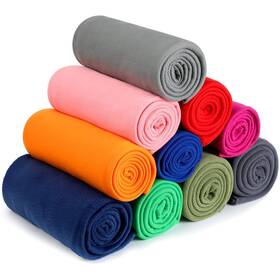 Oudain-blanket-00874 Oudain 10 Pcs Fleece Blanket Bulk 50 X 60 Inch Soft Lightweight Travel Throw