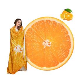 Orange-71 Outivity Food Blankets Funny 71 Inch Tortilla For Adult And Kids ... Fast Ship