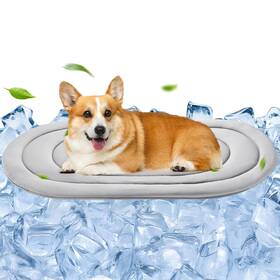 Aepacm0202 Papettly Pet Dog Cooling Mat 35 Inch X19 Reversible Pad For Dogs And Cats