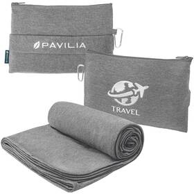 Pavilia 840168315802 Soft Travel Blanket Compact Airplane In Bag Portable Blanke