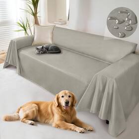 Pl-cc-01 Paw Libero Water-resistant Faux Leather Couch Covers Blanket For Dogs Anti-scratch Sofa